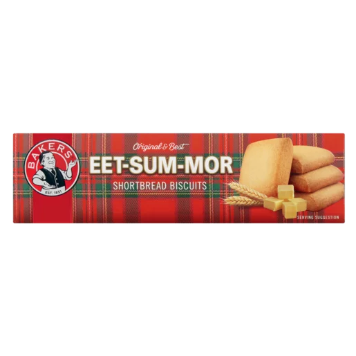 Bakers Eet-Sum-Mor Shortbread Biscuits 200g