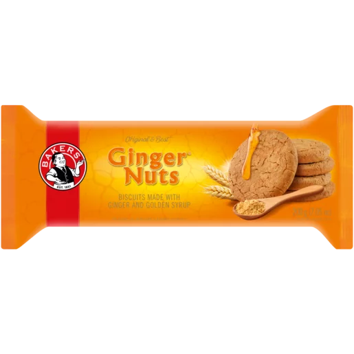 Bakers Ginger Nuts Biscuits 200g